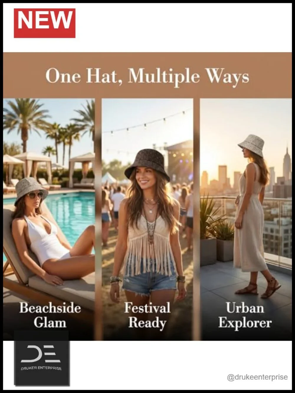 2 Pack Bucket Hats with Rhinestone Leopard Print Wide Brim Foldable
